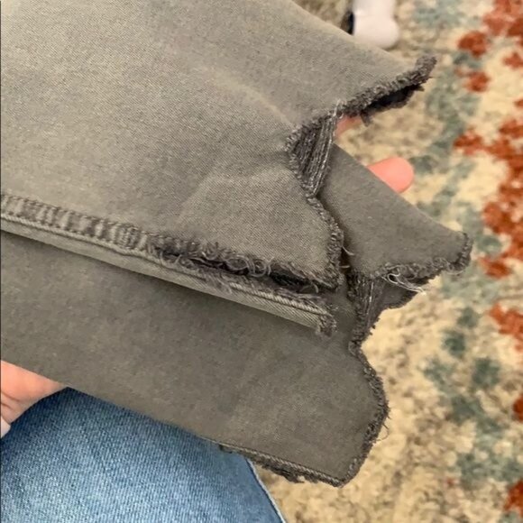 rag & bone Cate Shark Bite Hem Ankle Skinny Jeans Size 24 Alma Gray Mid-rise - Picture 6 of 10